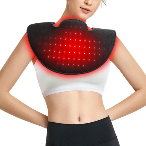 Cordless Red Light Therapy Pad for Neck Shoulder Pain Relief,Wearable Near Infrared Light Shoulder Wrap Pad,Red Light Therapy Shawl for Back Muscle