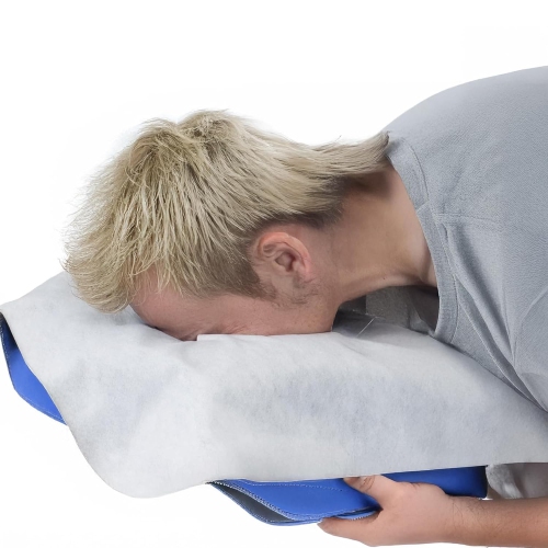 500PCS Disposable Massage Table Face Cradle Cover for Beauty Salon,Massage Face Cradle Cover,Non-Stick Massage Face Cushion Covers for Chair Headrests