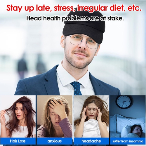 Laser Hair Growth Cap for Women & Men,Red Light Therapy Cap for Anti-Loss Hair,Low Level Laser Therapy Device for Hair Growth