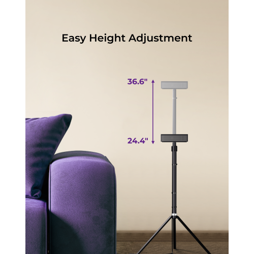 ULTIMEA Steady S80 Adjustable Height Speaker Stands for Nova S80,Easy to Store, Clean Cable Setup