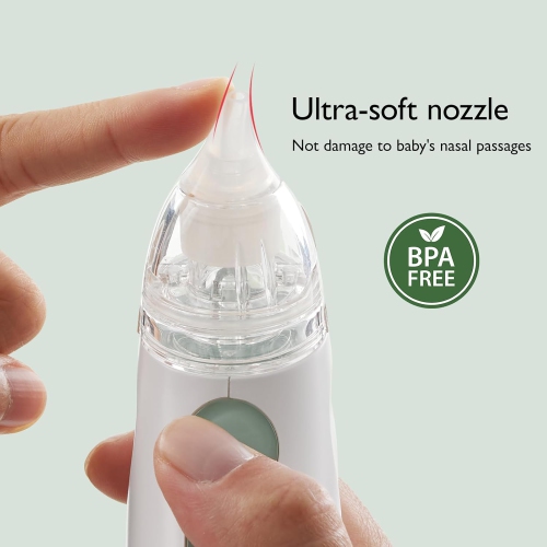 Momcozy Nasal Aspirator Replacement Head 4 Pcs, BPA Free Silicone Nozzle Tip 4 Pcs, for Momcozy Nasal Aspiraor Use Only