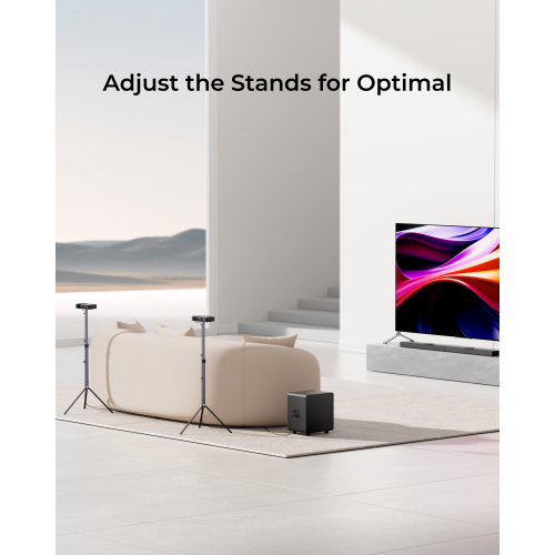 Supports de haut-parleur Steady S90 d'ULTIMEA pour Nova S90, facile à ranger, installation de câbles propre