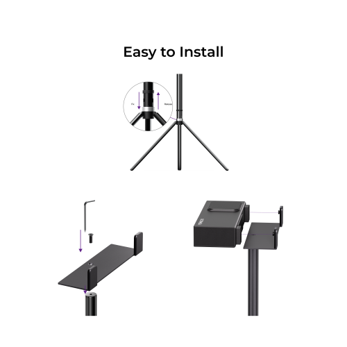 Supports de haut-parleur Steady S90 d'ULTIMEA pour Nova S90, facile à ranger, installation de câbles propre