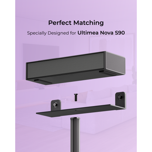 Supports de haut-parleur Steady S90 d'ULTIMEA pour Nova S90, facile à ranger, installation de câbles propre