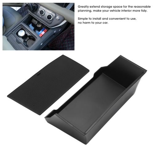 Remplacement de l'intérieur de la boîte de rangement de la console centrale de voiture pour Land Rover Defender 110 2020‑2021
