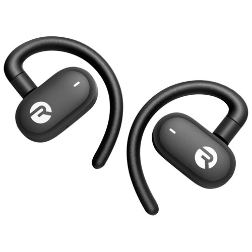 Écouteurs boutons 100 % sans fil à isolation sonore ouverts Everyday de Raycon - Noir