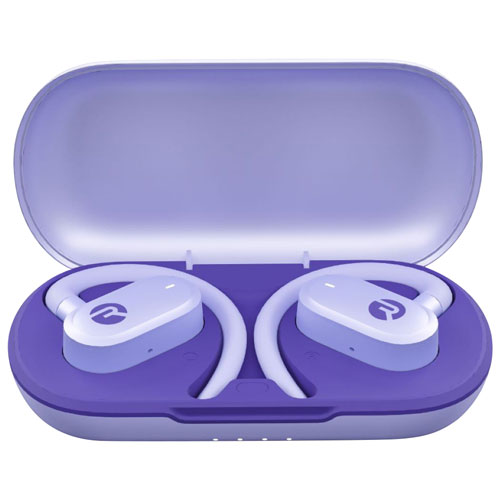 Écouteurs boutons 100 % sans fil ouverts à isolation sonore Everyday de Raycon - Violet