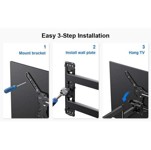 Ergo AV Premium Motion Mount for TVs 40″ to 55″