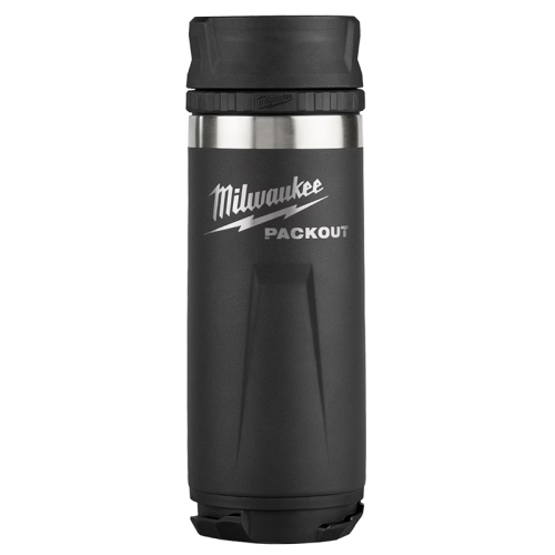 Milwaukee Tool PACKOUT Black 18oz Insulated Bottle with Sip Lid