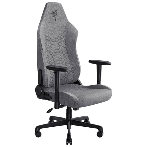 Fauteuil de jeu ergonomique en tissu Iskur V2 X de Razer - Gris