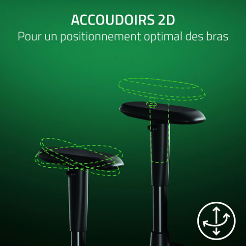 Razer Iskur V2 X Ergonomic Fabric Gaming Chair - Black