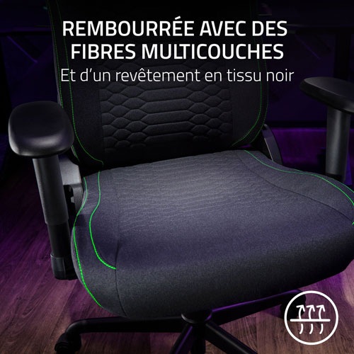 Razer Iskur V2 X Ergonomic Fabric Gaming Chair - Black