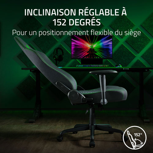 Razer Iskur V2 X Ergonomic Fabric Gaming Chair - Black