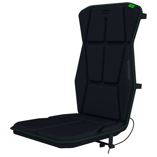 Coussin de fauteuil de jeu à effets haptiques HD Freyja Sensa de Razer - Noir