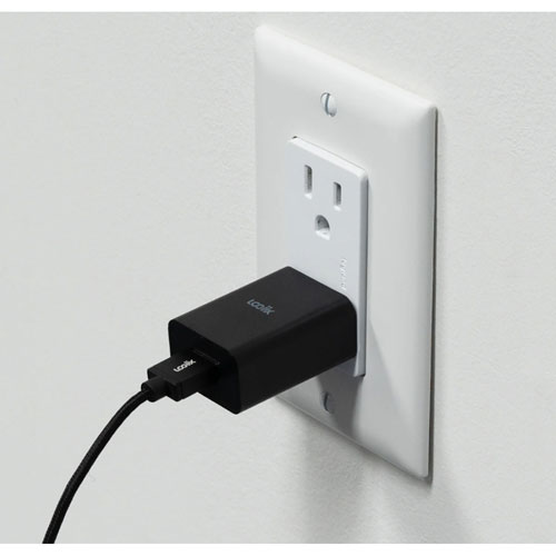 LOGiiX Power Cube Classic 12W USB-A Wall Charger - Black