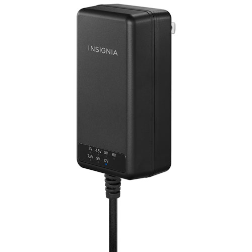 Adaptateur c.a. universel 22,5 W d'Insignia avec 7 embouts et USB-A