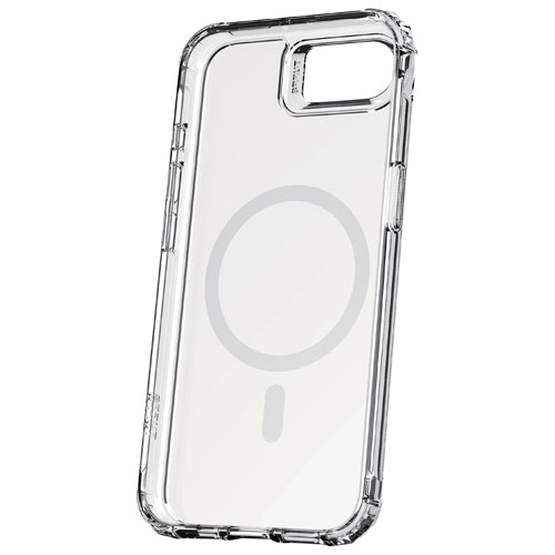 Étui rigide ajusté Mag Rugged de Tuff8 avec MagSafe pour iPhone 16e - Transparent