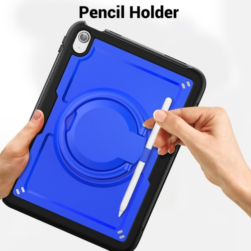 XCRS Heavy Duty Shockproof Cover with Rotating Stand Handle Grip Case for iPad 10.9 inch 10th Gen 11th Gen