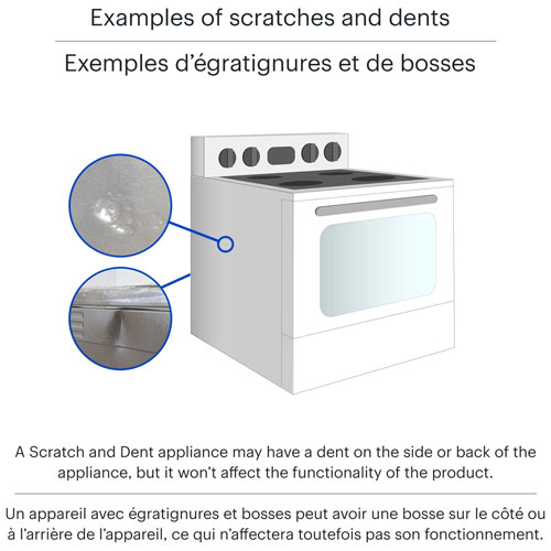 Open Box - Frigidaire 24" 1.9 Cu. Ft. 4-Element Freestanding Electric Range (FCFC241CAW) - White - Scratch & Dent