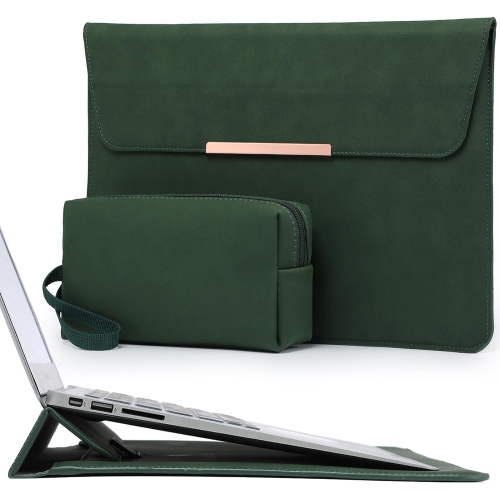 Housse pour portable de 13&nbsp;po avec support pour MacBook Air 13 M3 M2 M1 2024-2018, MacBook Pro 13 M2 M1 2024-2016,