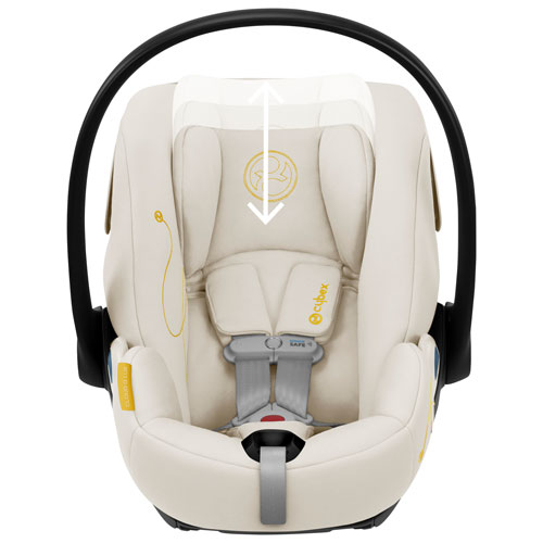 Cybex Cloud G Lux Comfort Extend Rear-facing Infant Car Seat - Seashell Beige