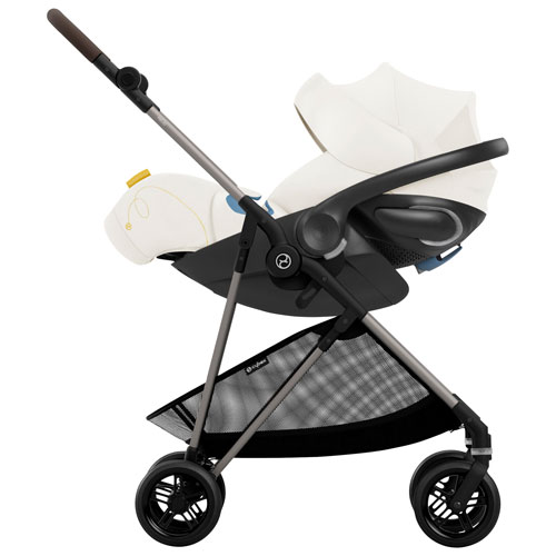 Cybex Cloud G Lux Comfort Extend Rear-facing Infant Car Seat - Seashell Beige