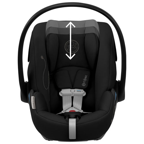 Cybex Cloud G Lux Comfort Extend Rear-facing Infant Car Seat - Moon Black