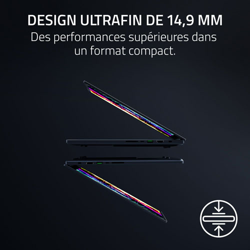 Portable de jeu de 16 po Blade de Razer - Noir