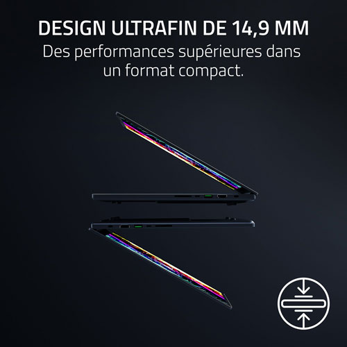 Portable de jeu de 16 po Blade de Razer - Noir (Ryzen AI 9 365 d'AMD/RAM 32 Go/SSD 1 To/RTX 5070)