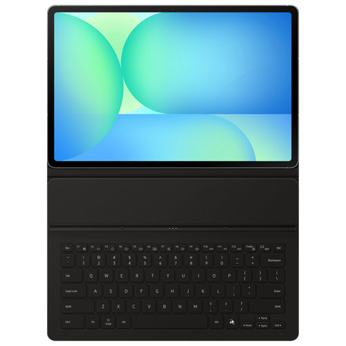 Samsung Book Cover Keyboard Slim Case with AI Key for Galaxy S10 FE+ (Plus) - Black
