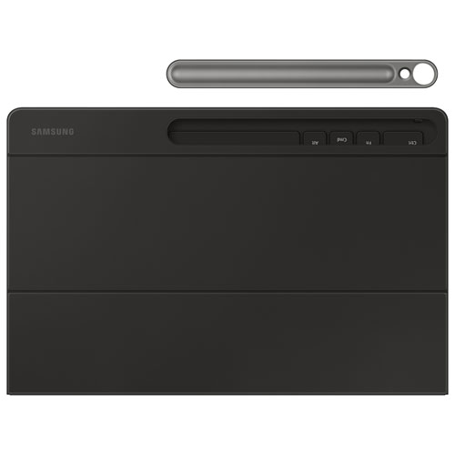 Samsung Book Cover Keyboard Slim Case with AI Key for Galaxy S10 FE+ (Plus) - Black