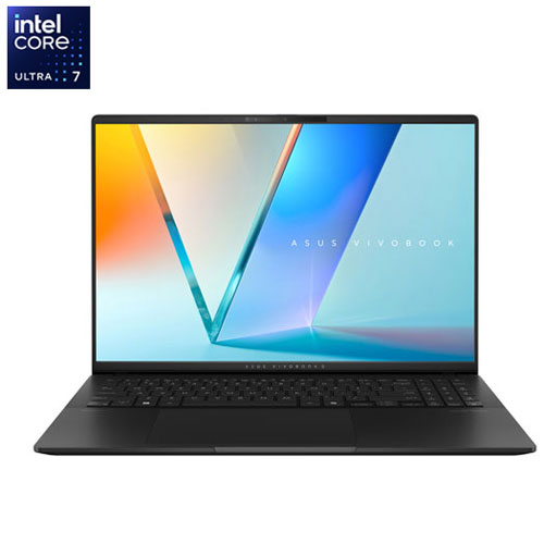 ASUS Vivobook S16 16" Laptop - Neutral Black (Intel Core Ultra 7 255H/32GB RAM/1TB SSD)