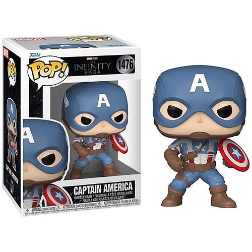 Funko Pop! Marvel The Infinity Saga Bobble-Head Figure Captain America #1476 Captain America: The First Avenger