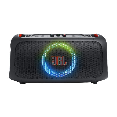 Open Box - JBL PartyBox On-the-Go Essential Portable Party Speaker with Built-in Lights and Wireless Mic