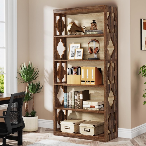Tribesigns 6-Tier Bookcase, 70-Inch Tall Freestanding Bookshelf with Storage Shelves