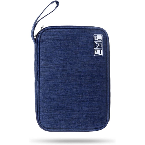 Image 1 de 6.. Organisateur électronique compact DUMEALAGR pour câbles, USB, cartes SD, chargeur portable et écouteurs.