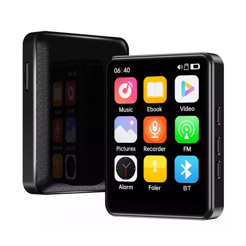 MYACUC  2.4 Inch 16G Mp3 Player Full Touch Screen Bluetooth 5.3 Hifi Mp3 Music Mp4 Video Player