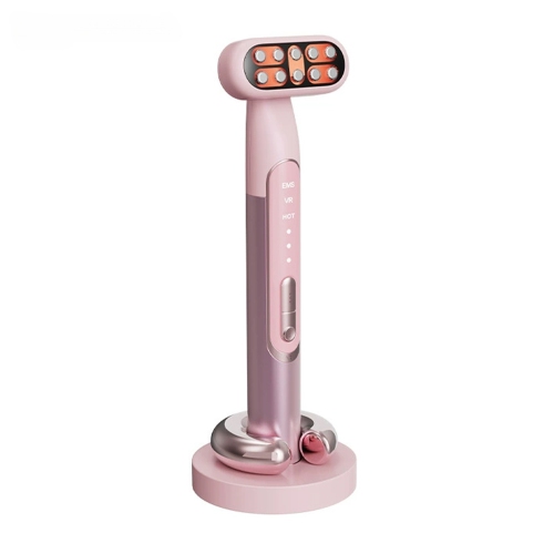 Vendre à succès EMS Micro-courant Hot Compress Lighten Dark Circles Electric Eye Skin incare Wand Anti Aging Therapy Eye Massager pour les yeux