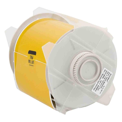 Image 1 of 1.. Brady 113114 GlobalMark 100' Length X 4" Width, B-595 Vinyl, Yellow Indoor/Outdoor Tape