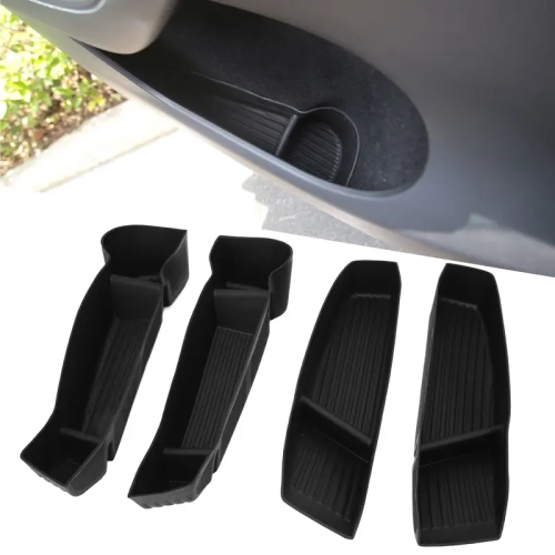 4pcs Car Door Storage Box Set & Brass Tire Valve Stem Extension