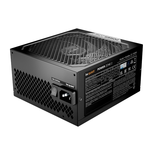 be quiet! Power Supply BP008US POWER ZONE 2 1000W Platinum Efficiency with Semi-Passive Cooling