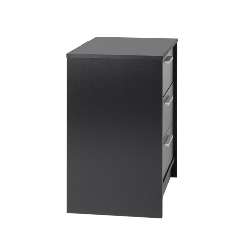Studio Essentials 3-drawer Nightstand in Black