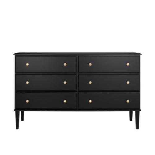 MODUBOX  Lux 6 Drawer Dresser (Black)