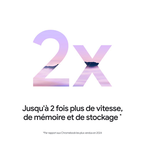 Chromebook Plus de 14 po Slim 3i de Lenovo avec 12 mois de forfait Google AI Pro -