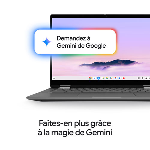 Chromebook Plus de 14 po Slim 3i de Lenovo avec 12 mois de forfait Google AI Pro -
