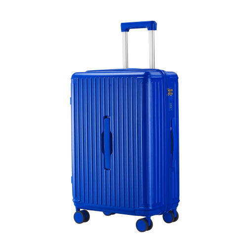 WINGOMART 3-Piece Luggage Set Lightweight Durable PC+ABS Hardshell, Double Spinner Wheels, TSA Lock - 22in/26IN/30in - BLUE