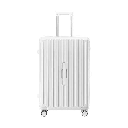 WINGOMART 3-Piece Luggage Set Lightweight Durable PC+ABS Hardshell, Double Spinner Wheels, TSA Lock - 22in/26IN/30in - WHITE