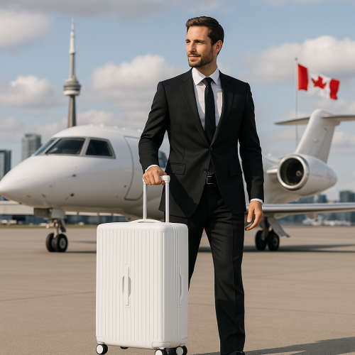 WINGOMART 3-Piece Luggage Set Lightweight Durable PC+ABS Hardshell, Double Spinner Wheels, TSA Lock - 22in/26IN/30in - WHITE