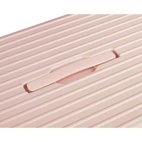 WINGOMART 3-Piece Luggage Set Lightweight Durable PC+ABS Hardshell, Double Spinner Wheels, TSA Lock - 22in/26IN/30in - PINK