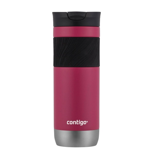 Contigo - Tasse de voyage en acier inoxydable Byron SNAPSEAL, isotherme, 20&nbsp;oz / 568&nbsp;ml, rose fruit de dragon